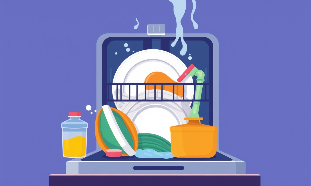 Clearing a Clogged Drain in a Maytag MFB2000 Dishwasher