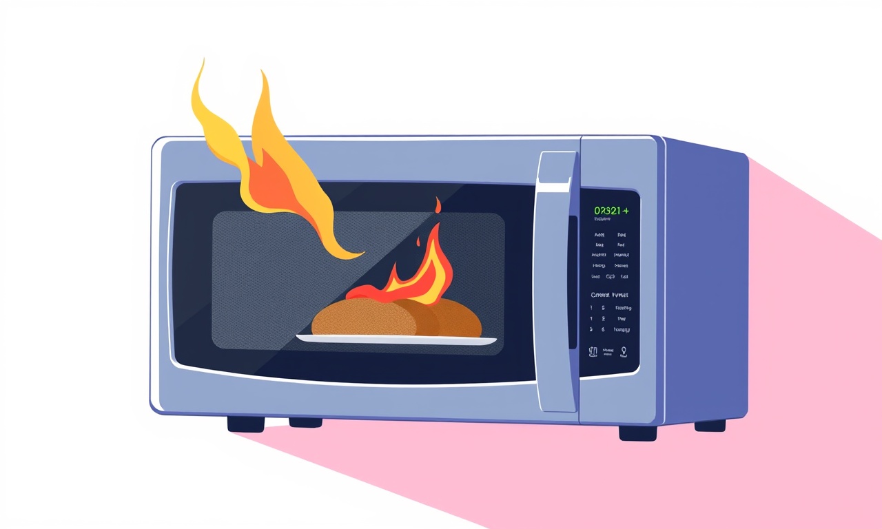 Frigidaire FFMV2265 Microwave Emits Burning Smell After Long Bake