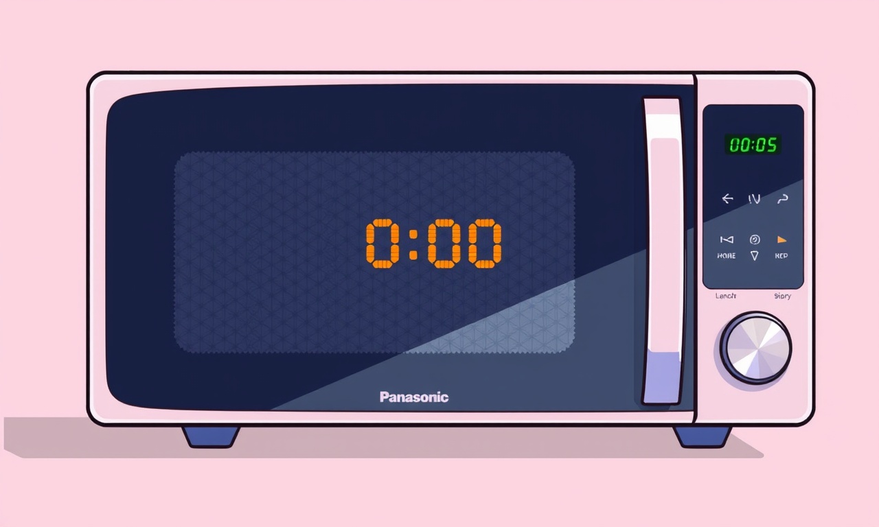 Panasonic NN-SN990S Microwave Display Shows 00:00, How to Resolve