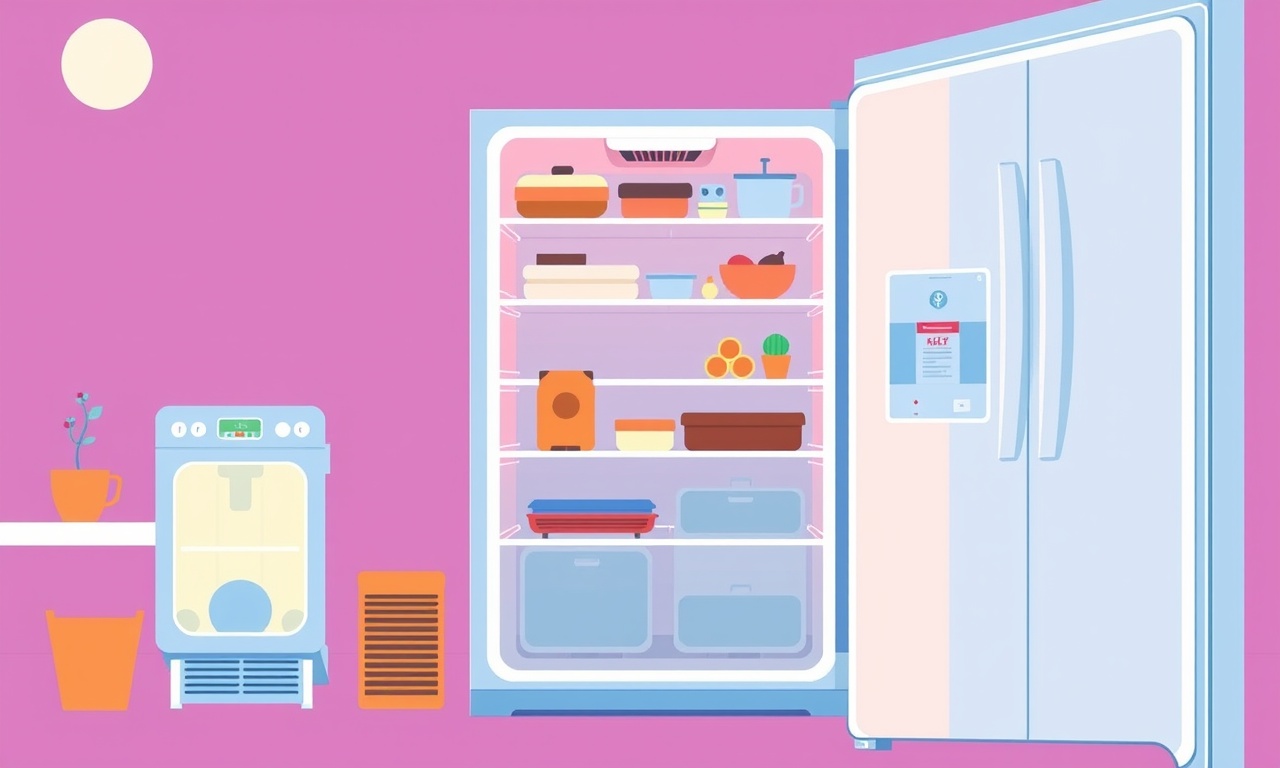 Repair Kenmore 2001 Series KFFH24F Refrigerator Condenser Fan Problem