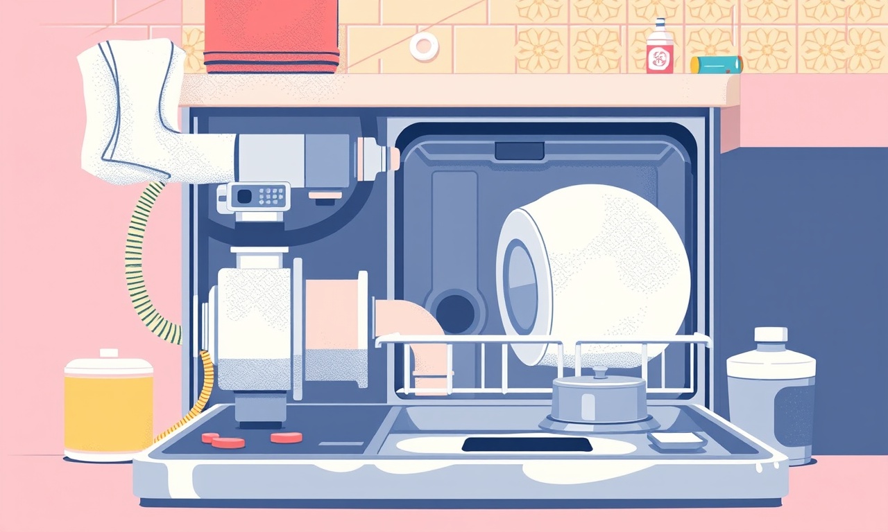 Repairing a Drain Pump Failure on a GE GFD225TT Dishwasher