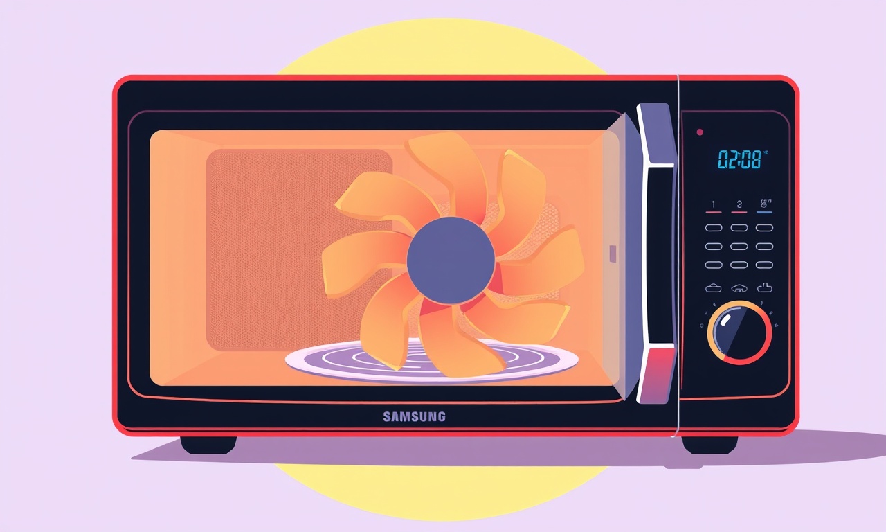 Samsung RF28R7104SR Microwave Fan Stuck, Quick Repair